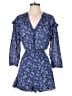 Parker 100% Cotton Paisley Blue Romper Size S - photo 1