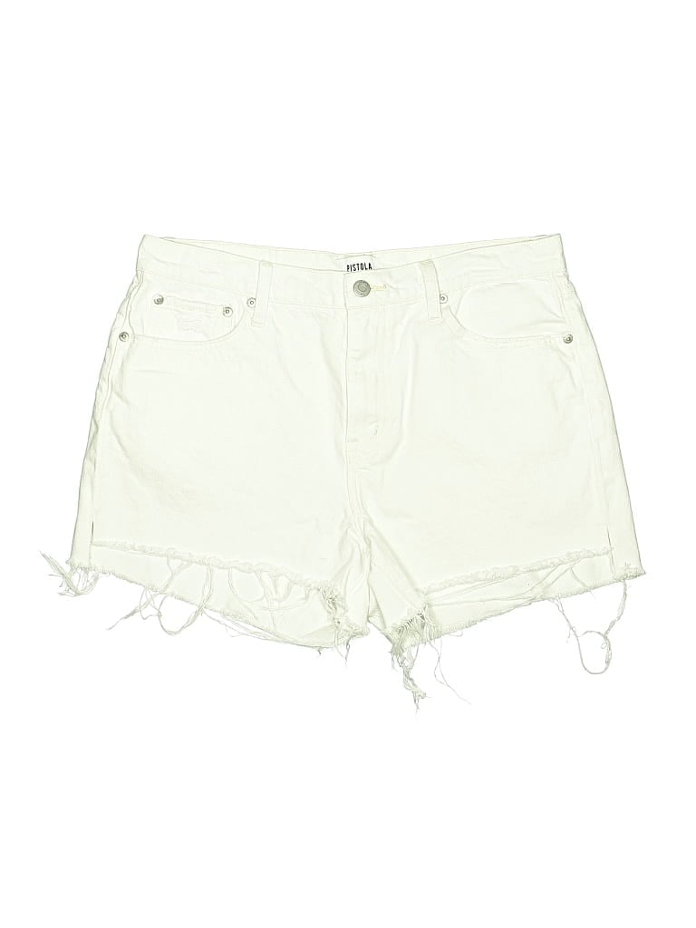 Pre-owned Pistola Shorts In White