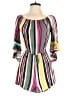 Express 100% Rayon Color Block Green Romper Size S - photo 1