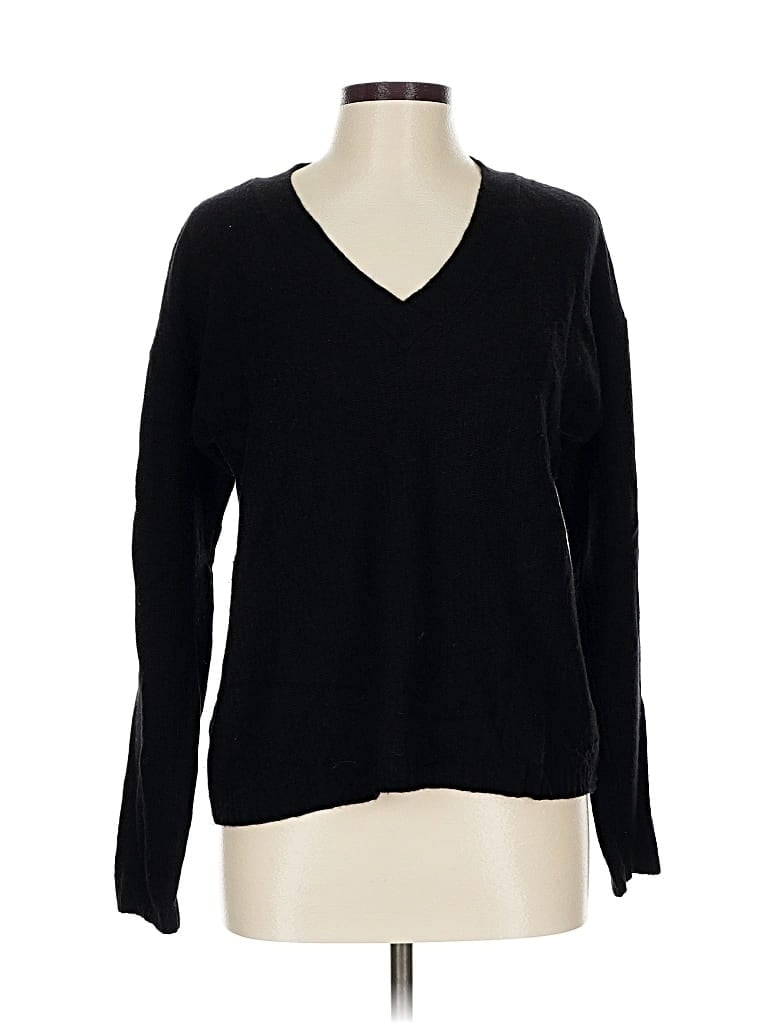 Pre-owned J.crew Factory Store Pullover Sweater In Black