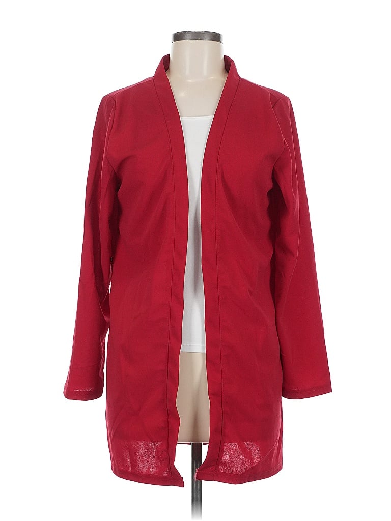 Pre-owned Unbranded Cardigan Sweater In Red