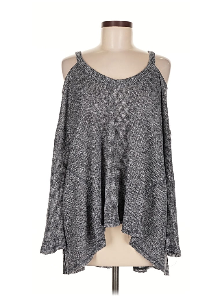 Pre-owned Deletta Pullover Sweater In Gray