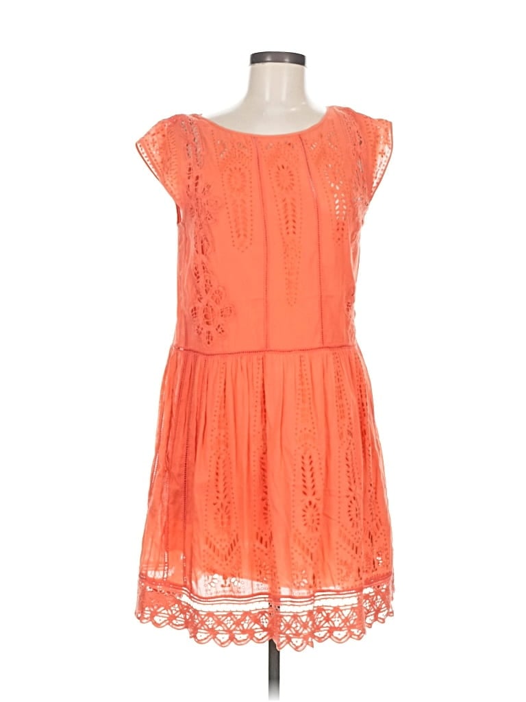 Pre-owned Meadow Rue Cocktail Dress In Orange