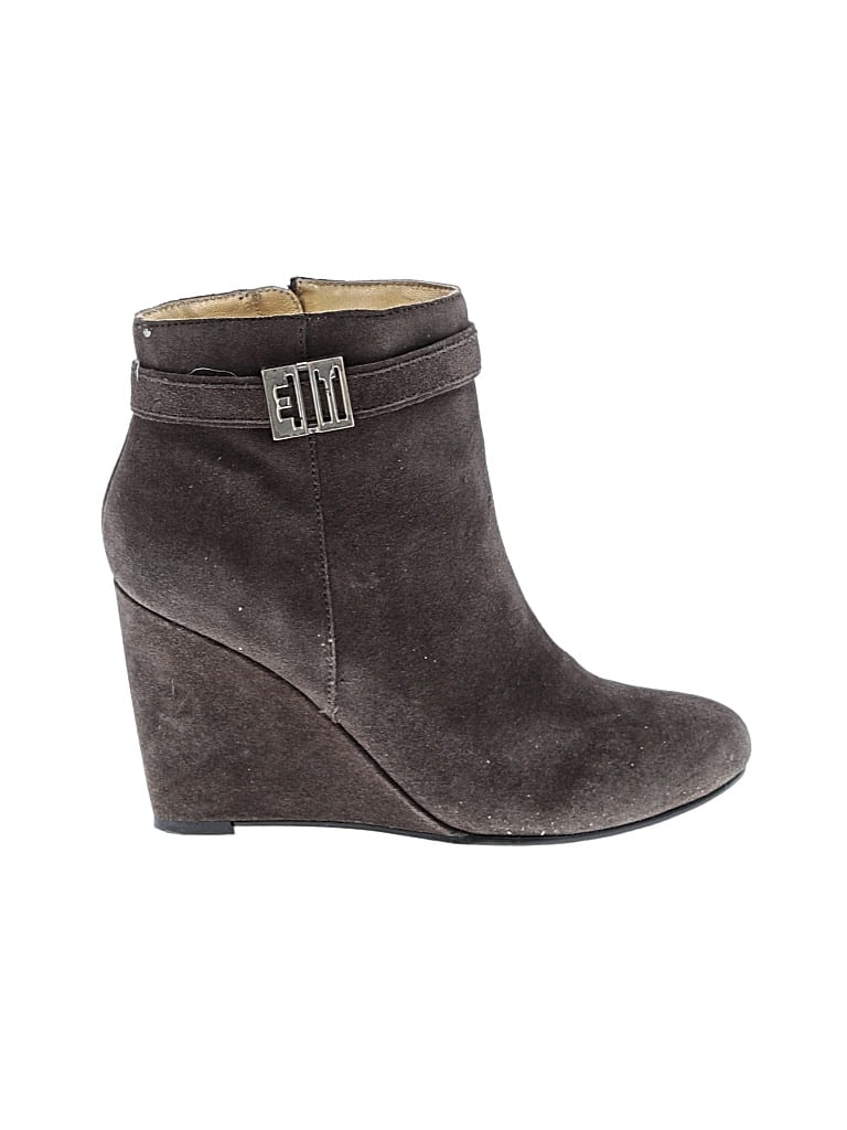 Pre-owned Elaine Turner Ankle Boots In Brown