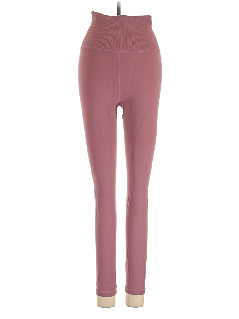 Pre-owned Fp Movement Active Pants In Burgundy