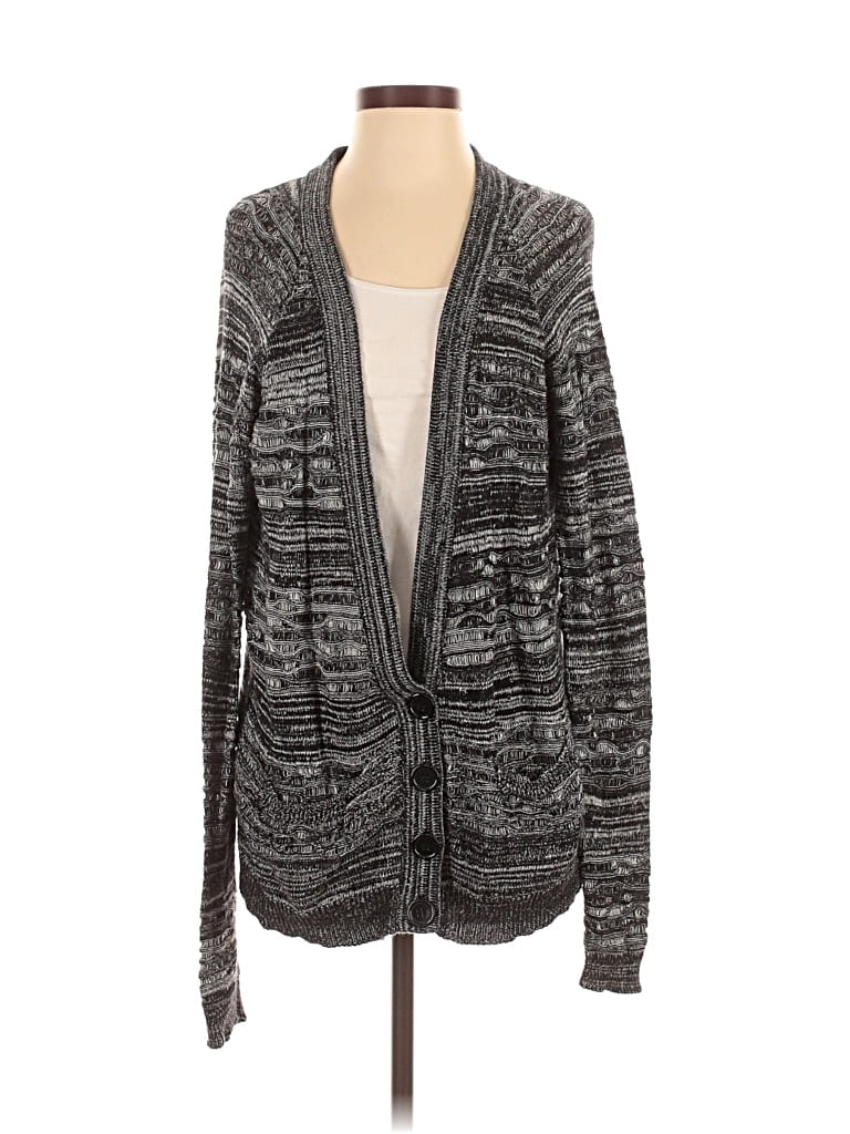 Pre-owned Minkpink Cardigan Sweater In Gray