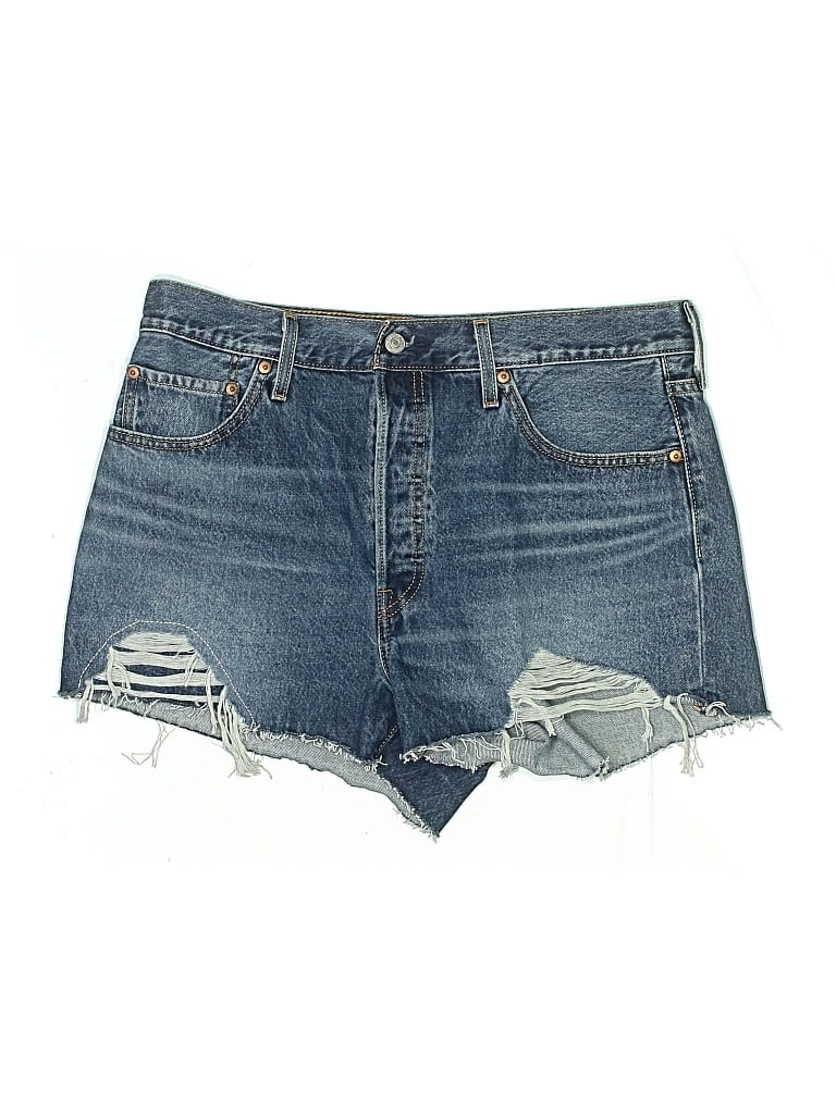 Pre-owned Levi's Denim Shorts In Blue