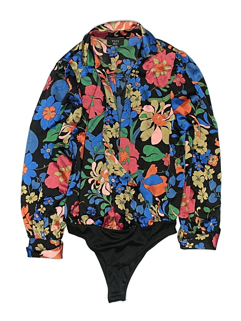 Pre-owned Vici Bodysuit In Blue