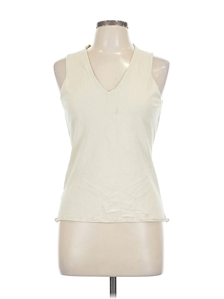 Pre-owned Tommy Bahama Sleeveless T-shirt In White