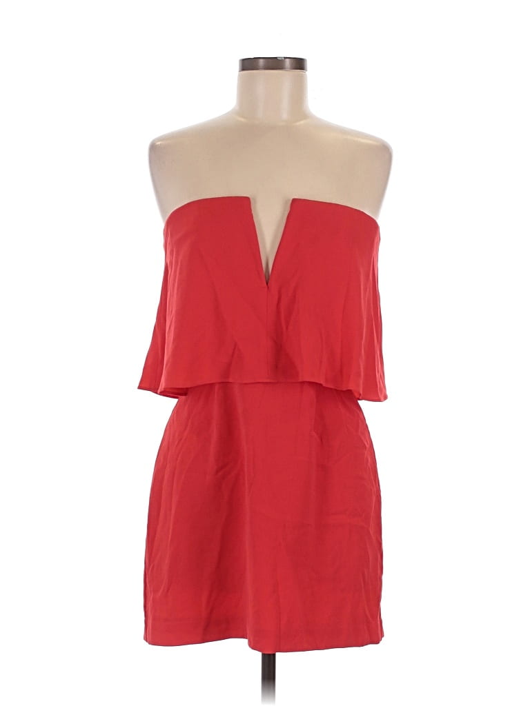 Pre-owned Bcbgmaxazria Cocktail Dress In Red
