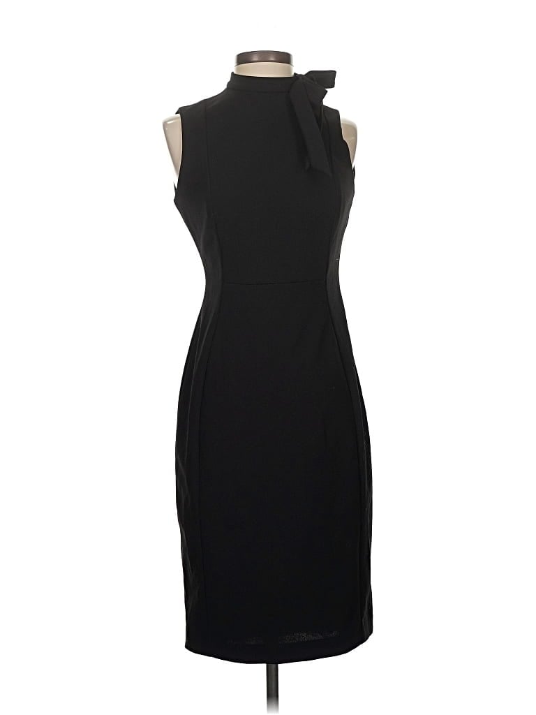 Pre-owned Calvin Klein Cocktail Dress In Black