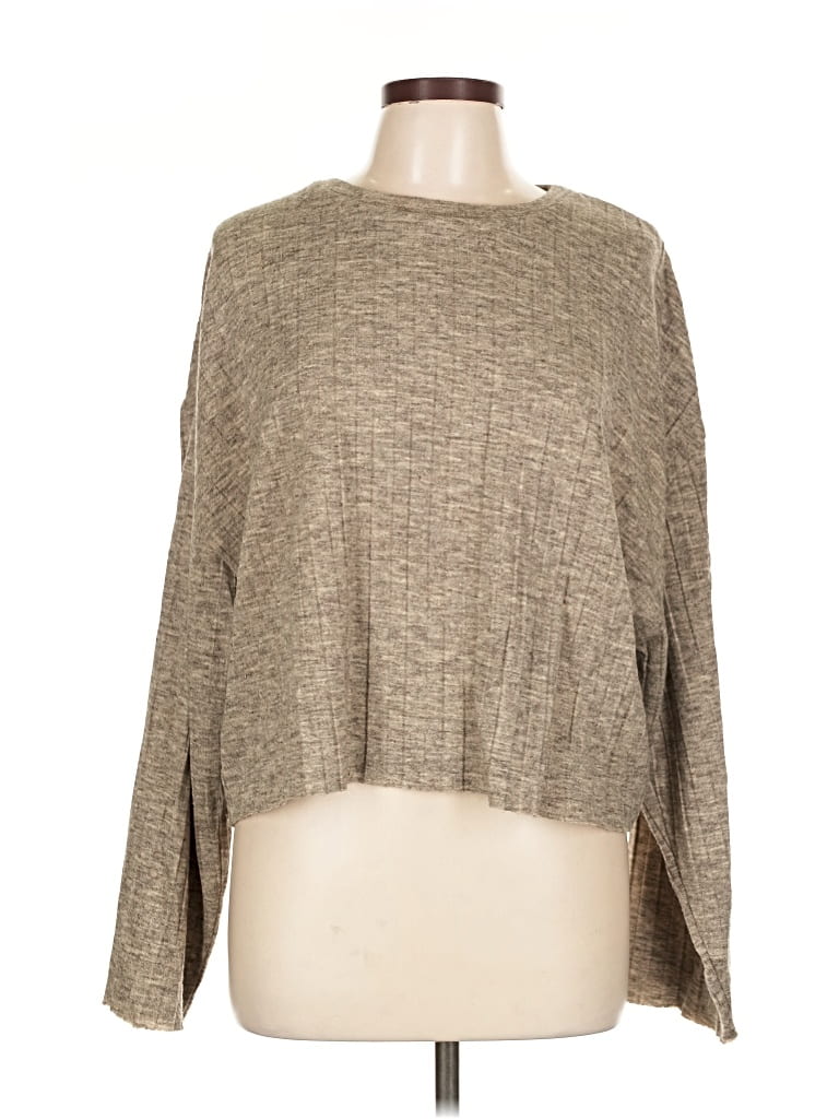 Pre-owned Zara Pullover Sweater In Brown