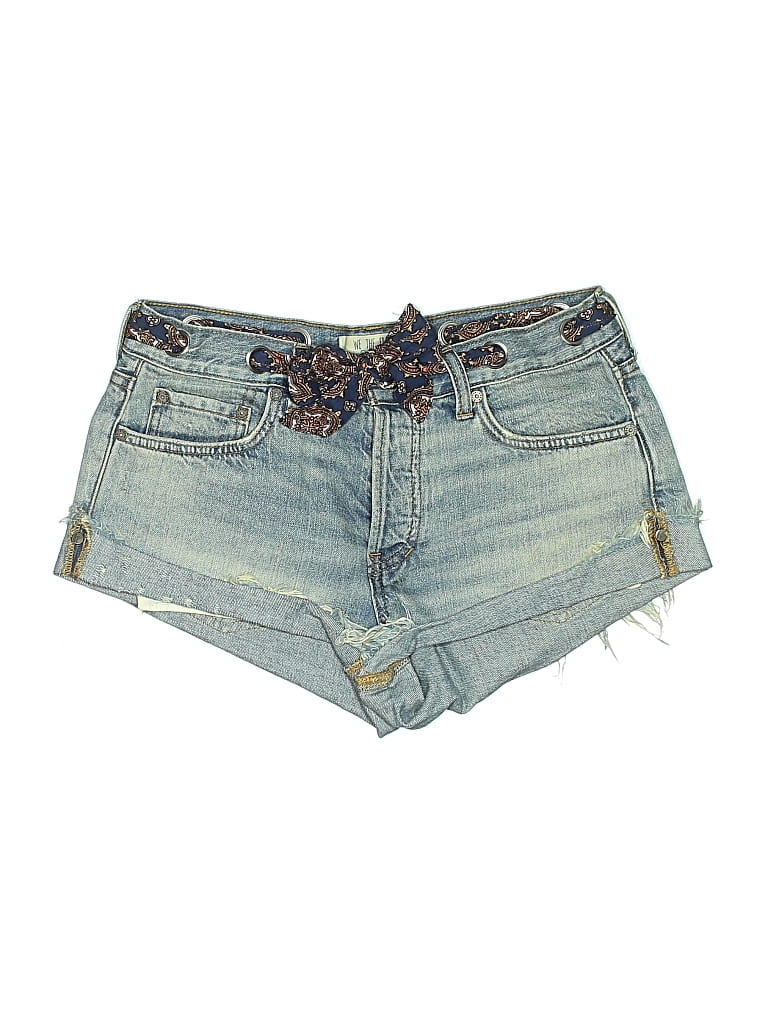 Pre-owned We The Free Denim Shorts In Blue