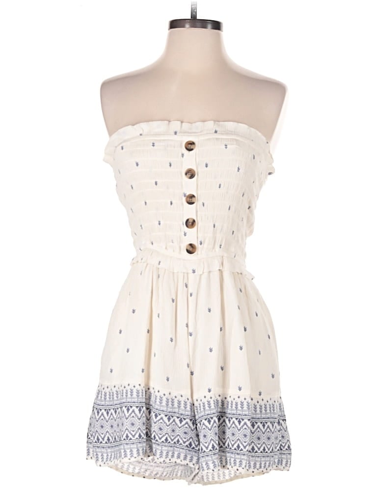 Pre-owned American Eagle Outfitters Romper In White