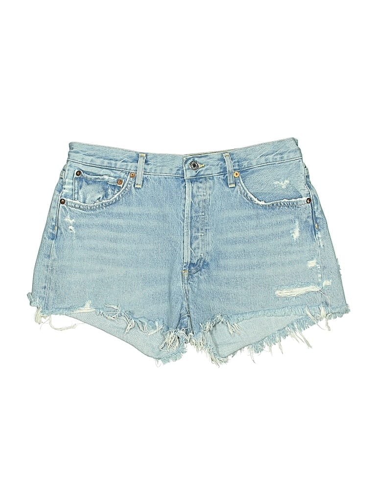 Pre-owned Agolde Denim Shorts In Blue