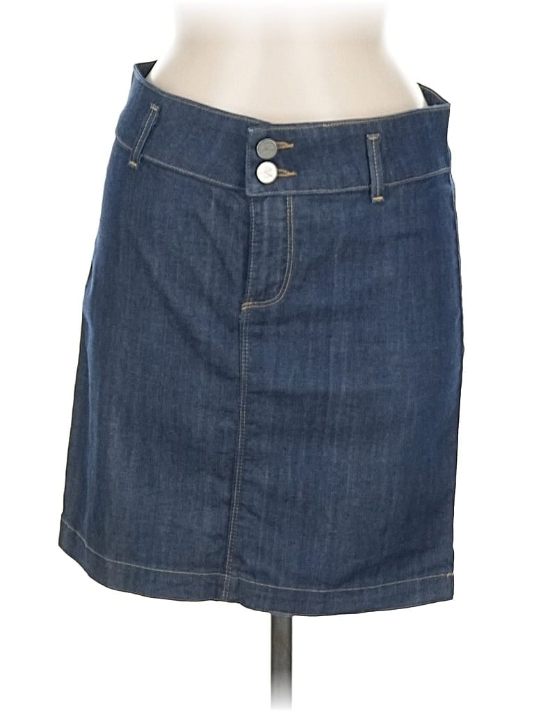 Pre-owned Paige Denim Skirt In Blue