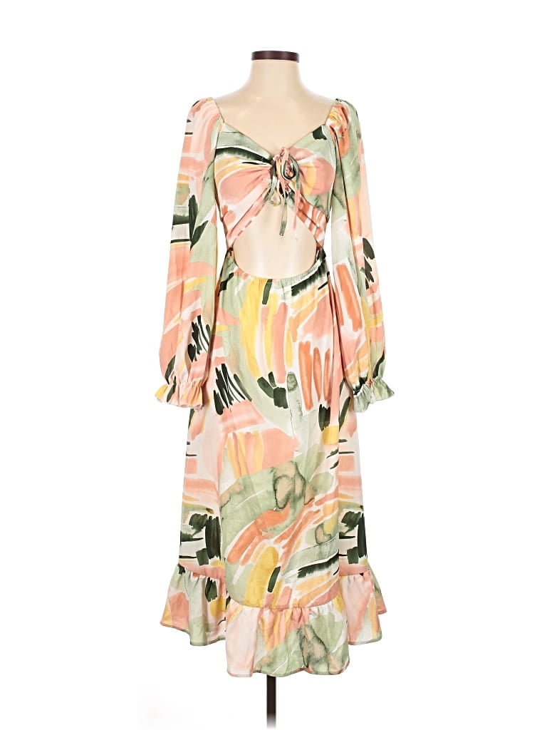 Pre-owned Unbranded Cocktail Dress In White