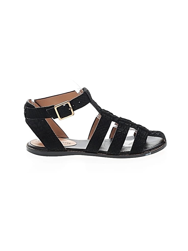 Pre-owned Adolfo Dominguez Sandals In Black
