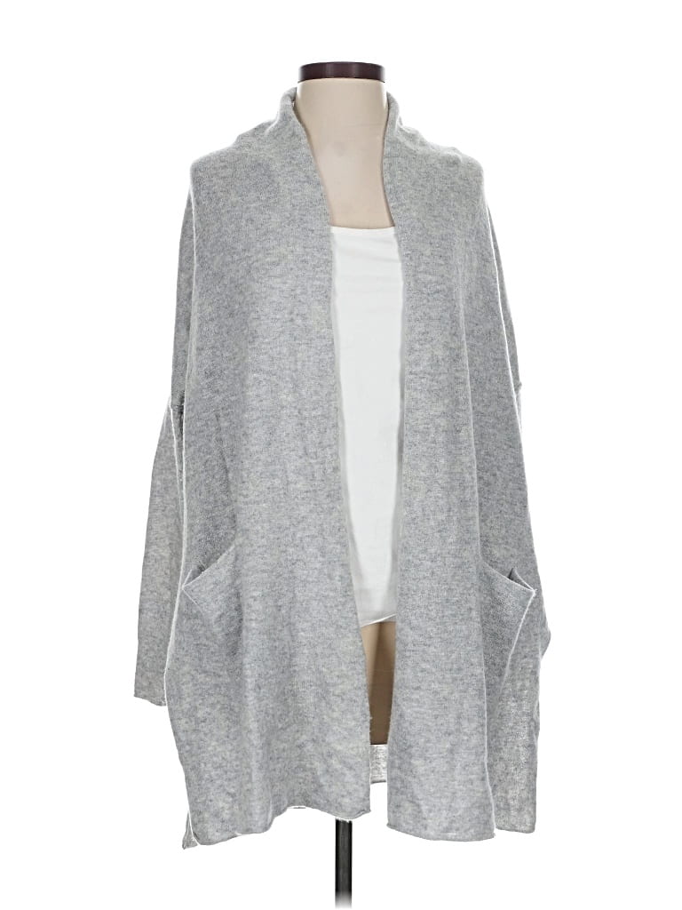 Pre-owned Zella Cardigan Sweater In Silver