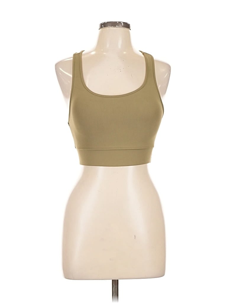 Pre-owned Swank Sports Bra In Brown