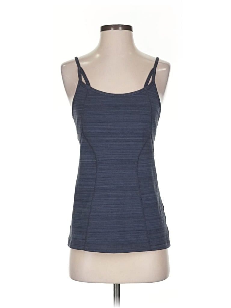 Pre-owned Zella Tank Top Gray Strapless Neckline Tops