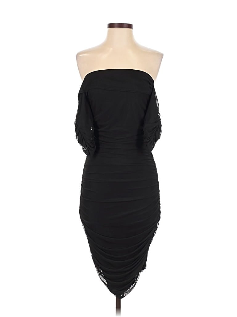 Pre-owned Venus Cocktail Dress In Black
