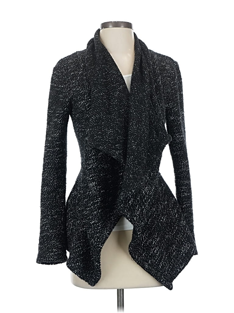 Pre-owned Blanc Noir Cardigan Sweater In Black
