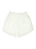 Assorted Brands Solid Ivory White Shorts Size 10 - photo 2