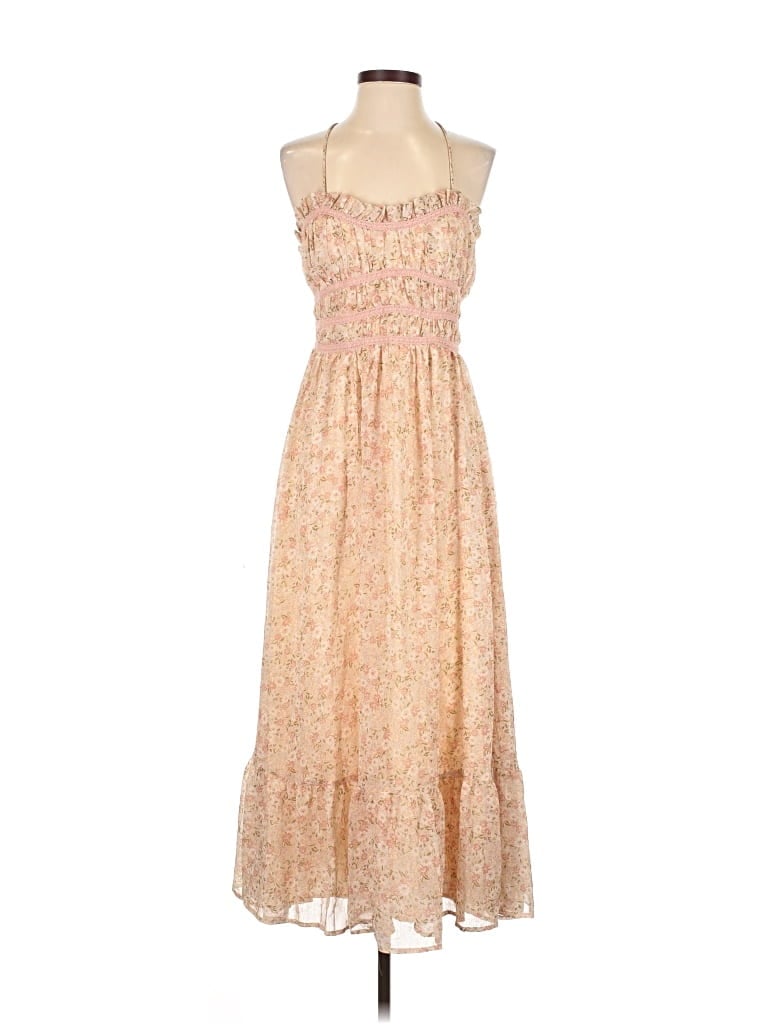 Pre-owned Dress Forum Casual Dress In Brown