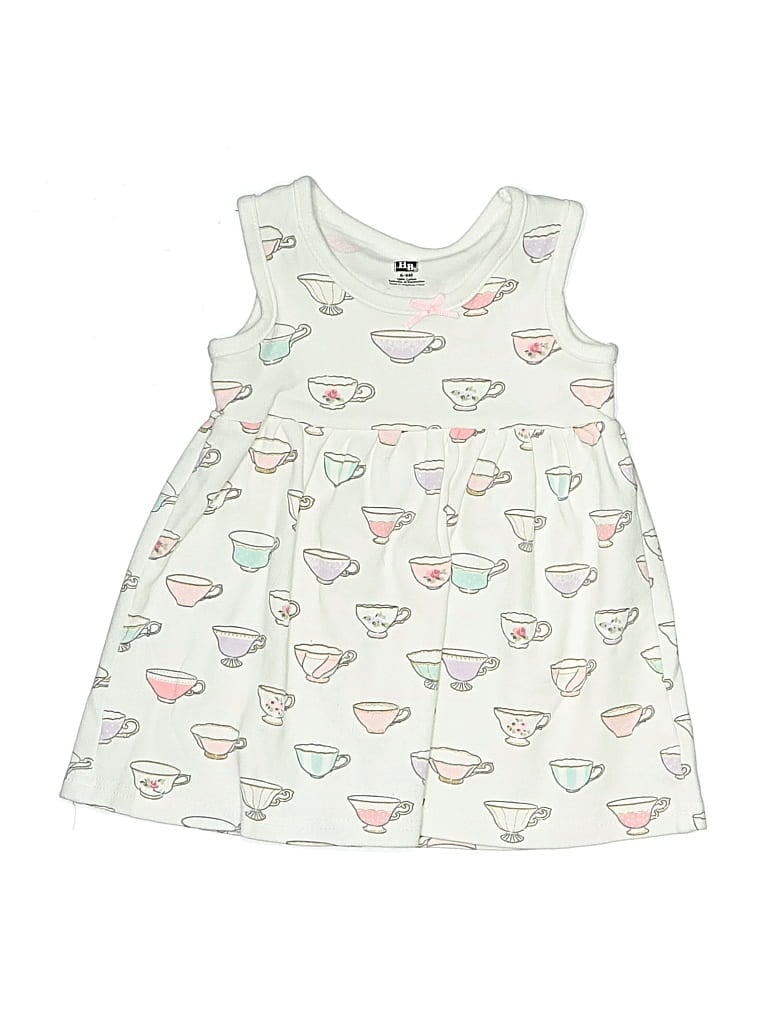 Pre-owned Hb Babies' Dress In White