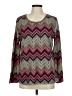 Assorted Brands Chevron-herringbone Red Long Sleeve T-Shirt Size M/L - photo 1