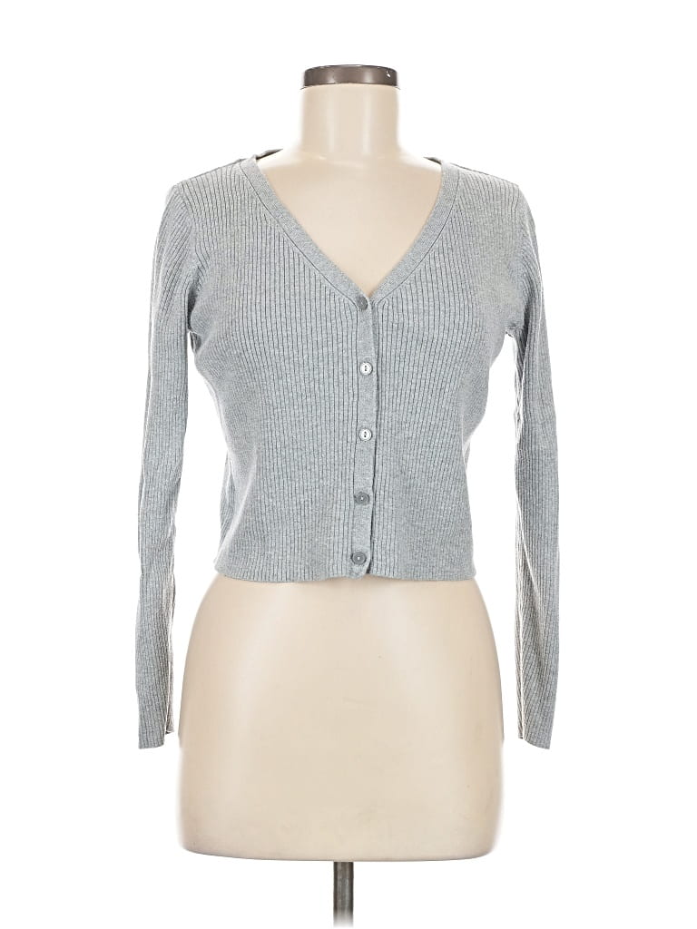 Pre-owned Old Navy Long Sleeve Top Gray Sweetheart Neckline Tops