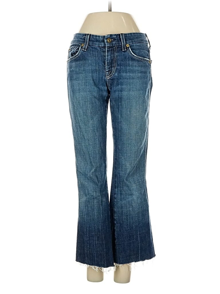 Pre-owned 7 For All Mankind Jeans In Blue