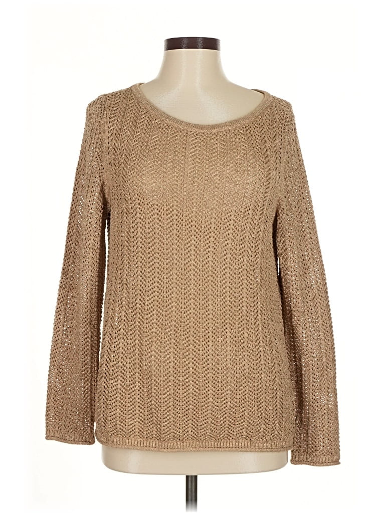 Pre-owned Talbots Pullover Sweater In Brown