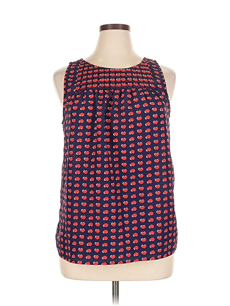 Pre-owned Kenar Sleeveless Blouse In Red