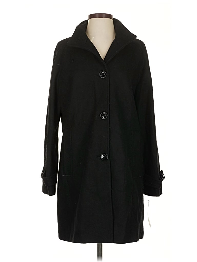Pre-owned Jones New York Coat In Black