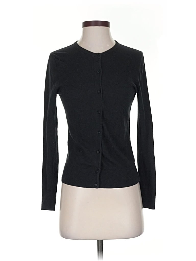 Pre-owned Ann Taylor Cardigan Sweater In Black