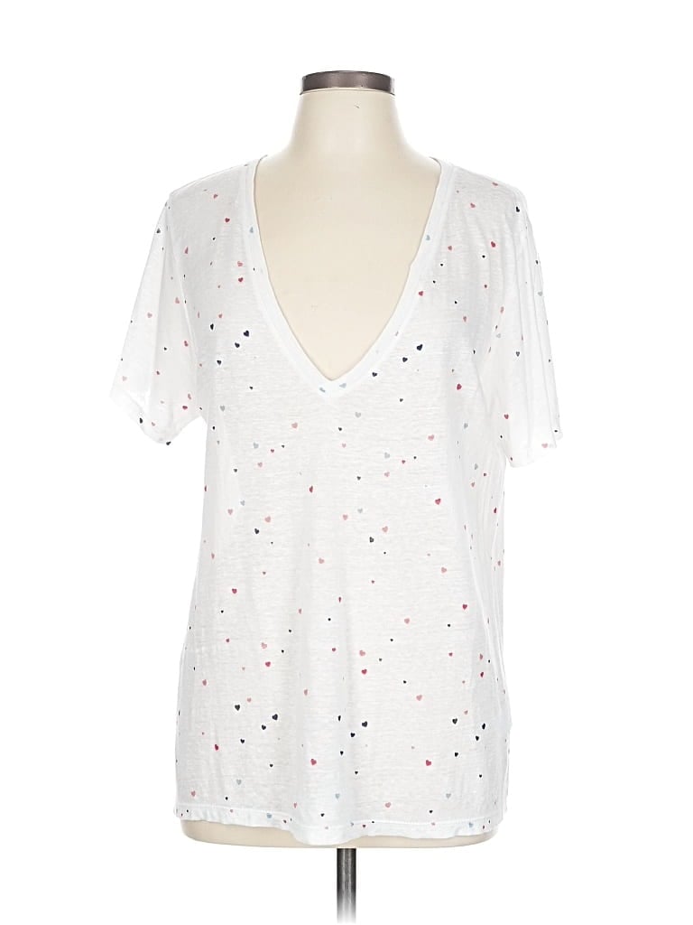 Pre-owned Rails Short Sleeve T-shirt In White