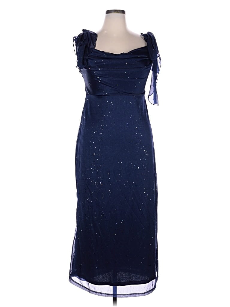 Cider Cocktail Dress In Blue