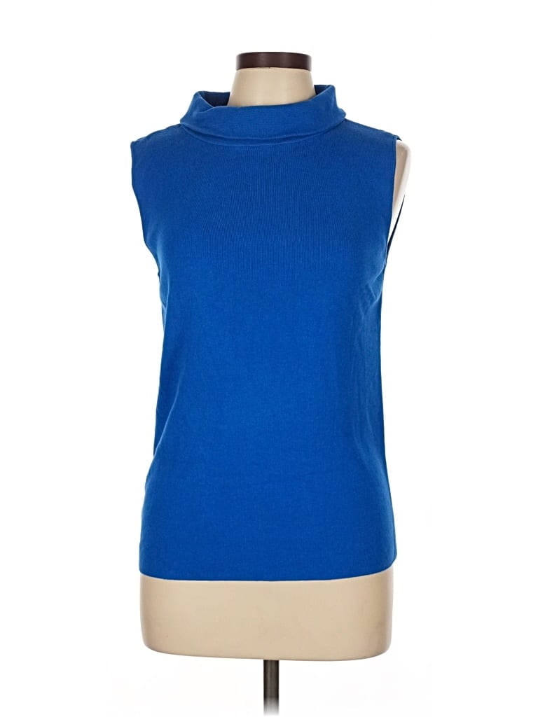 Talbots Sweater Vest In Blue