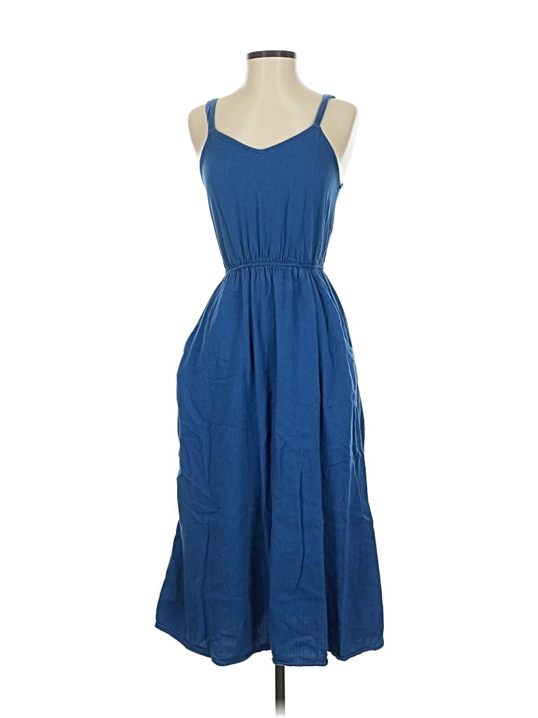 Pre-owned Universal Thread Casual Dress In Blue