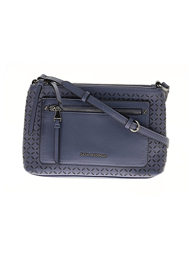 Pre-owned Dana Buchman Crossbody Bag In Blue