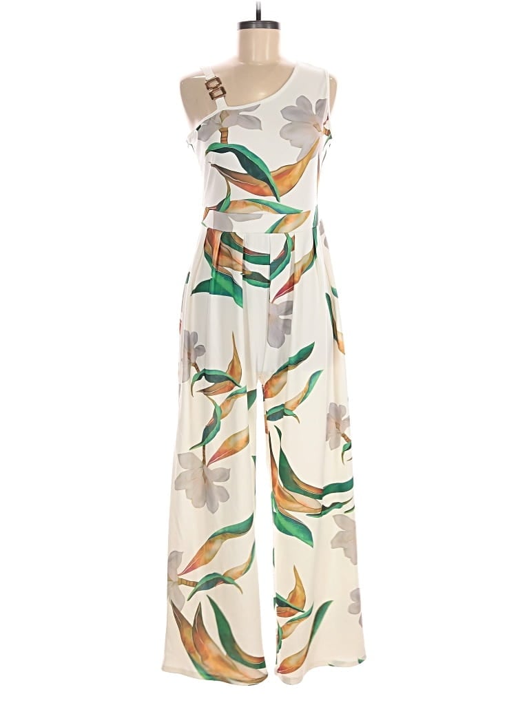 Pre-owned Unbranded Jumpsuit In White