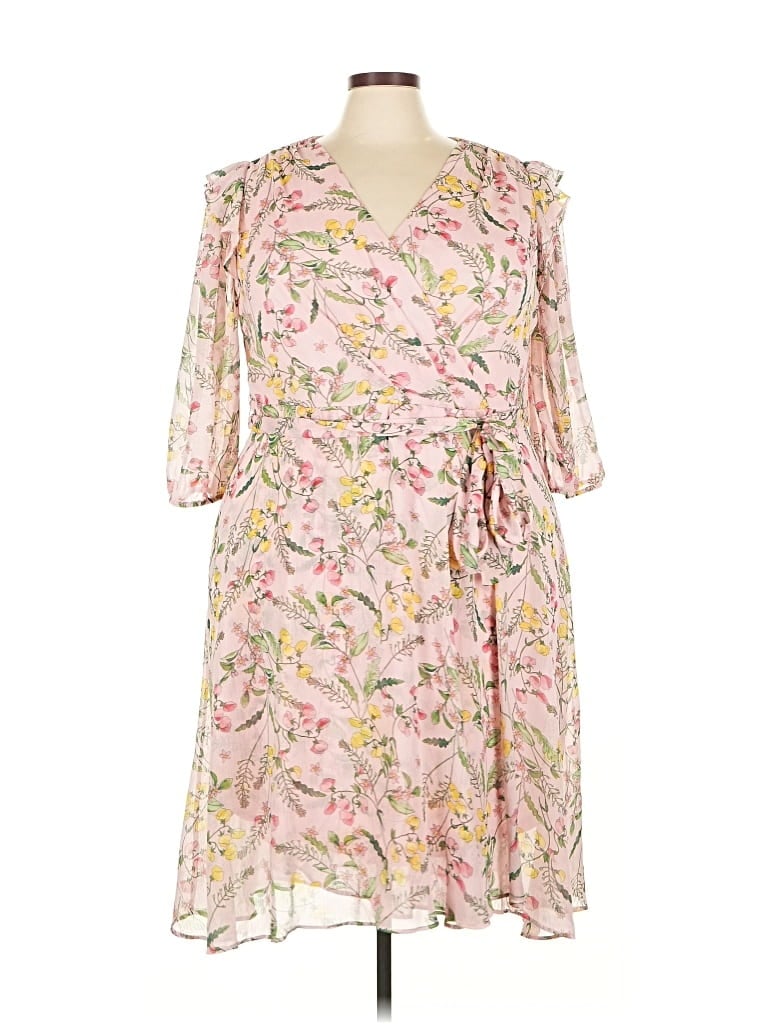 Pre-owned Tommy Hilfiger Casual Dress In Pink