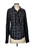 ABS Allen Schwartz Plaid Black Long Sleeve Blouse Size S - photo 1