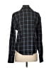 ABS Allen Schwartz Plaid Black Long Sleeve Blouse Size S - photo 2
