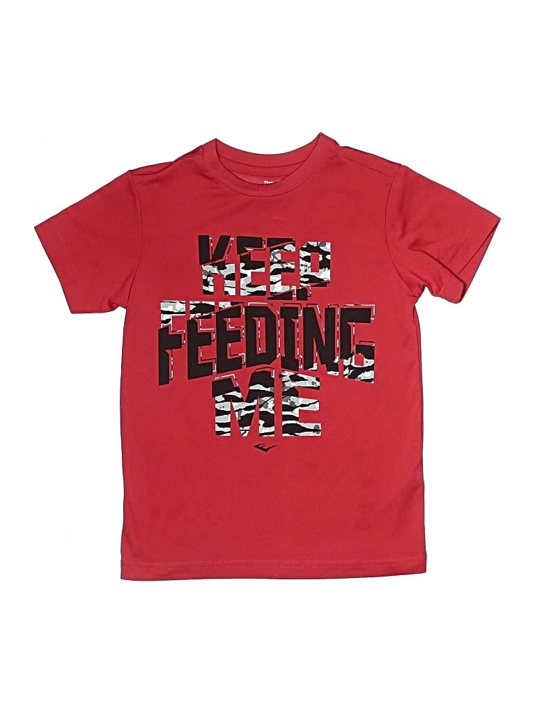 Pre-owned Everlast Kids' Short Sleeve T-shirt In Red