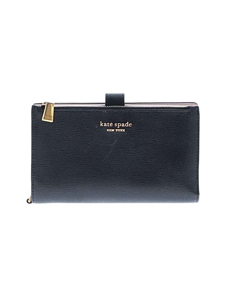 Pre-owned Kate Spade New York Leather Wallet In Black