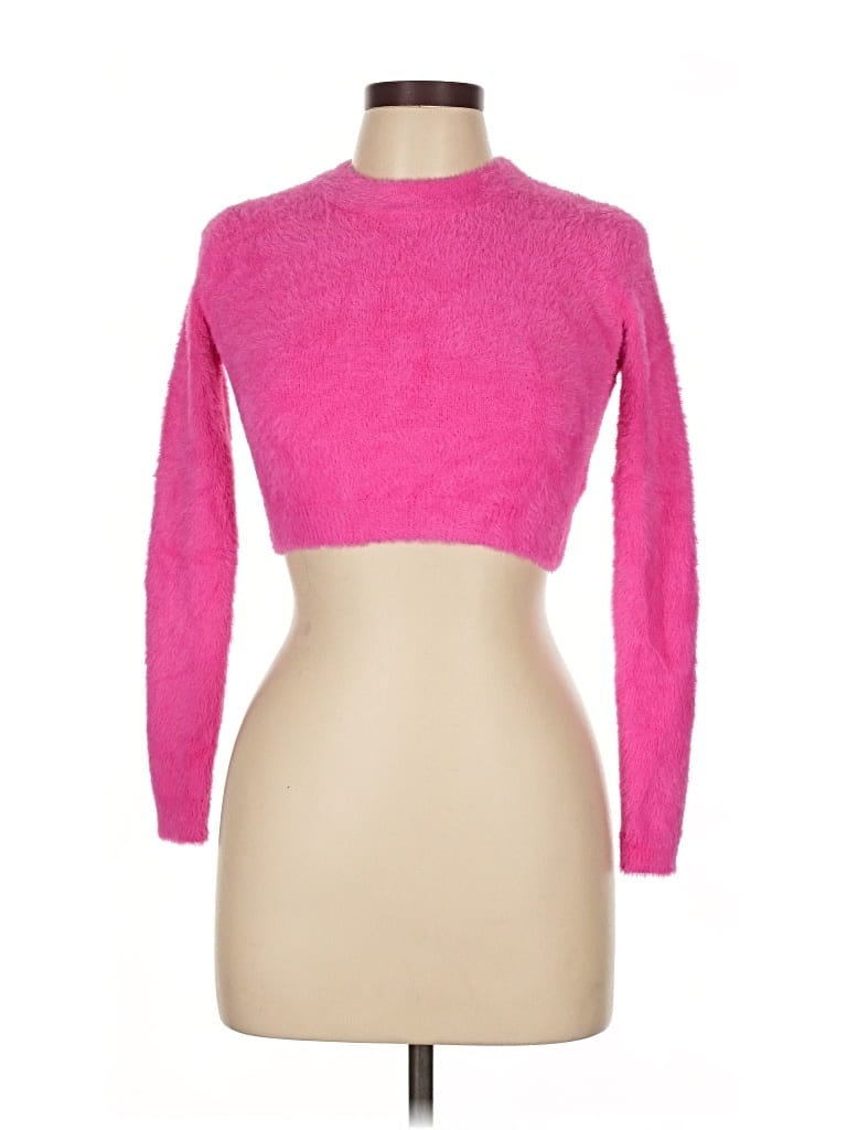 Pre-owned Katie J Nyc Cardigan Sweater In Pink