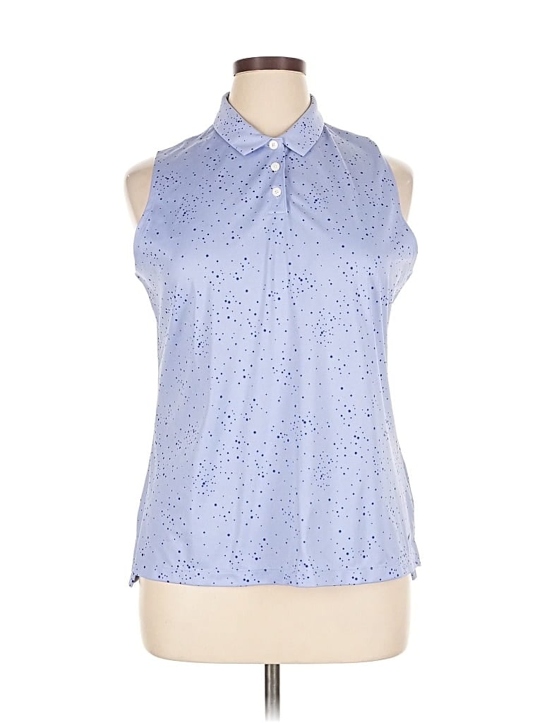 Pre-owned Nike Sleeveless Blouse In Blue